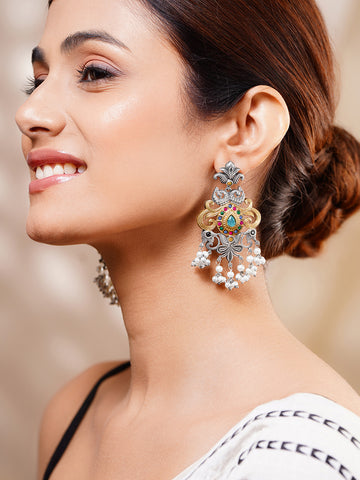 Royal Heritage Bridal Kundan Full Ensemble Set - View 4